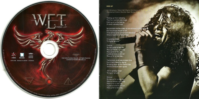 W.E.T. - Rise Up [Japanese Edition +1] disc